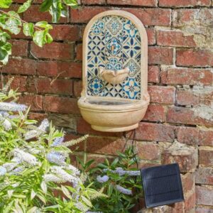 Aragon Wall Solar Powered Water Feature